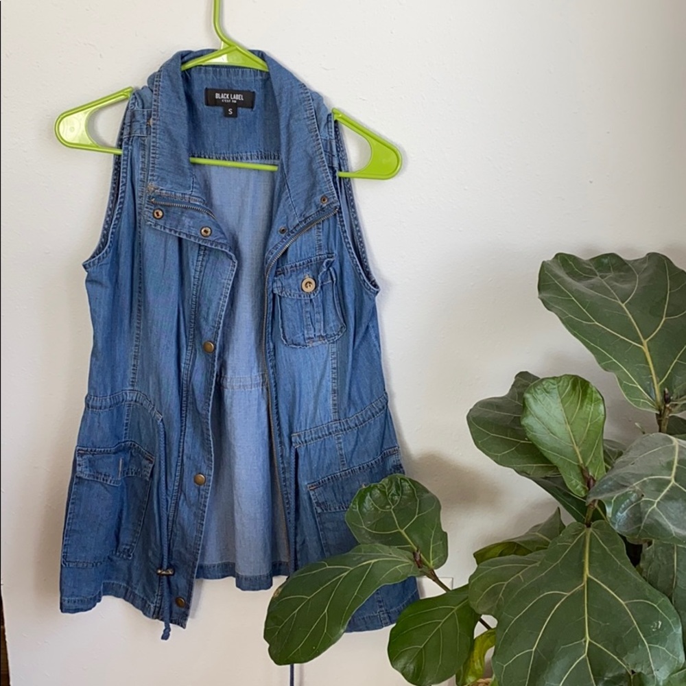 denim vest